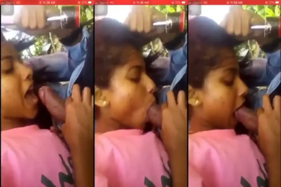 Desi College TEEN GIRL WITH HER BF OUTDOOR DEEP THROAT BLOWJOB SELF RECORD HD VIDEO thumbnail