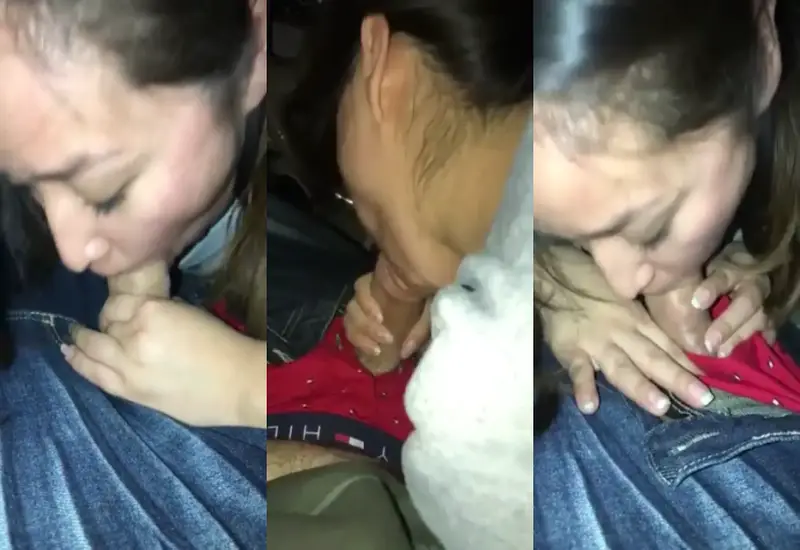 Horny Wife Sucking Cock While Driving Car thumbnail